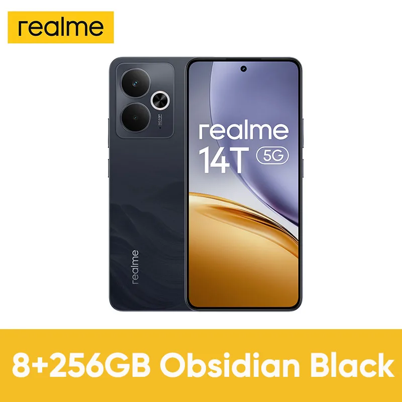 realme 14T 5G 8GB+256GB グローバル版 Realme 14T 5G 8GB RAM 256GB ROM (Surf Green) Elegant Colors
