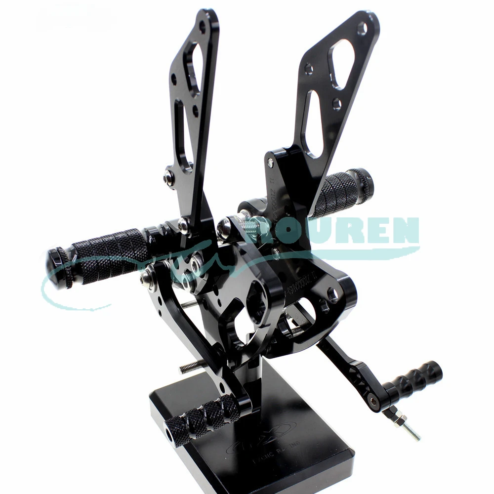 

CNC Rear Set Stand Footpegs Motorcycle Rearset Footrest Foot Pedal Pegs For Kawasaki Ninja Z1000 2011-2020 Shift Lever Bracket