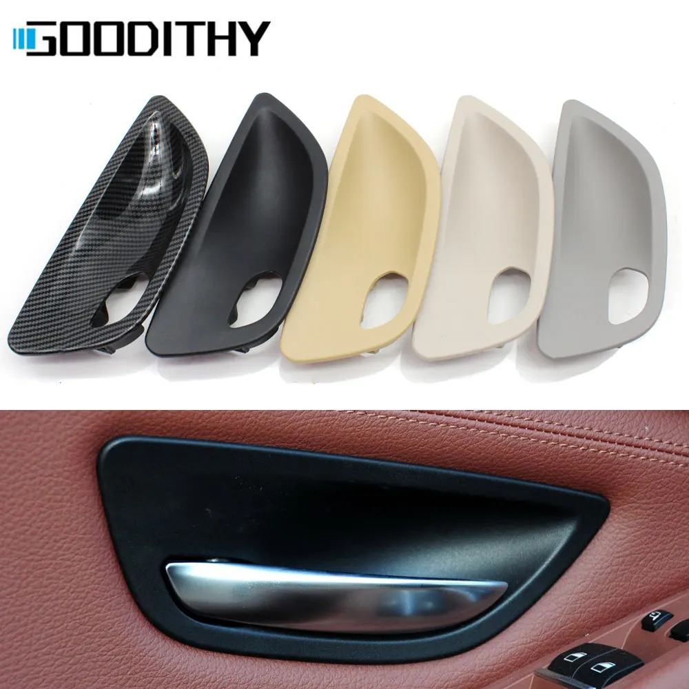 

LHD RHD Left Right Black Beige Car Door Opening Handle Bowl Cover Panel Trim Replacement For BMW 5 Series F10 F11 F18 520i 523i