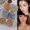 Sequined Gel Eyeshadow Glitter Palette Diamond Eye Makeup Hair Body Face Art Loose Sequins Cream gliter for eyes body shimmer 2