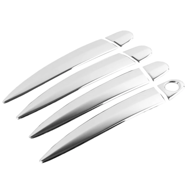 

8 PCS Car Accessories Stainless Steel Chrome Car Door Handle Cover Trim for BMW E90 323I E70 X5 E71
