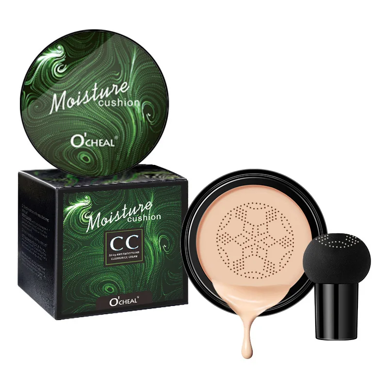 Women Makeup Foundation Mushroom Head Air Cushion Moisturiz Concealer Waterproof BB Cream Brighten Long Lasting Beauty Cosmetics