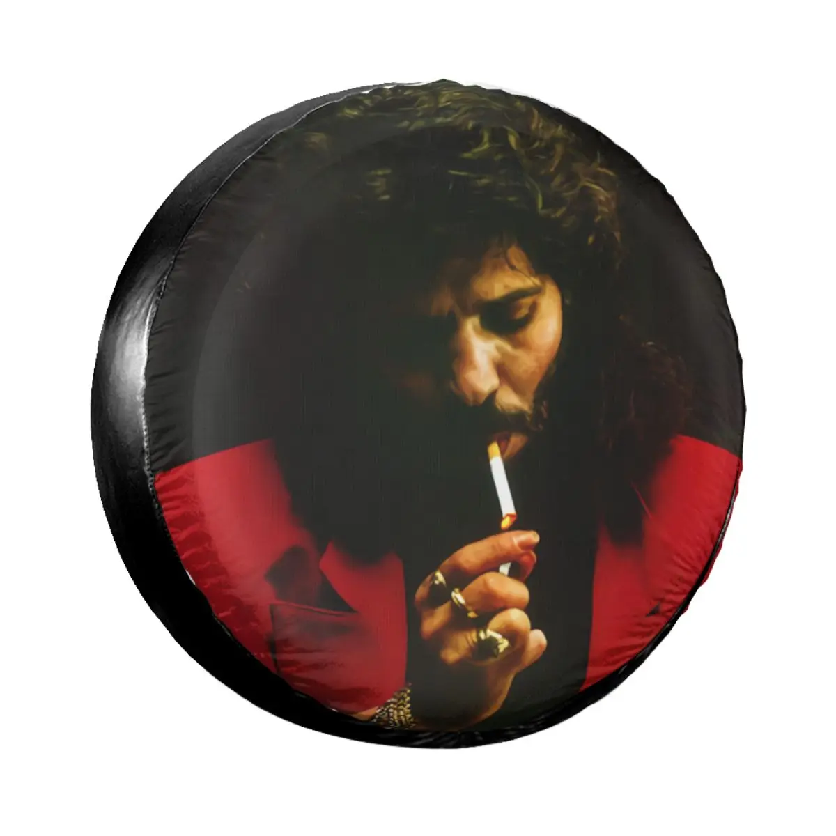 Camaron De La Isla Spare Tire Cover Case Pouch For Jeep Pajero Island Shrimp Flamenco Singer Car Wheel Protectors Accessories