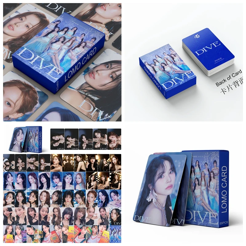 55PCS Lomo Cards Kpop JAPAN 5th ALBUM DIVE