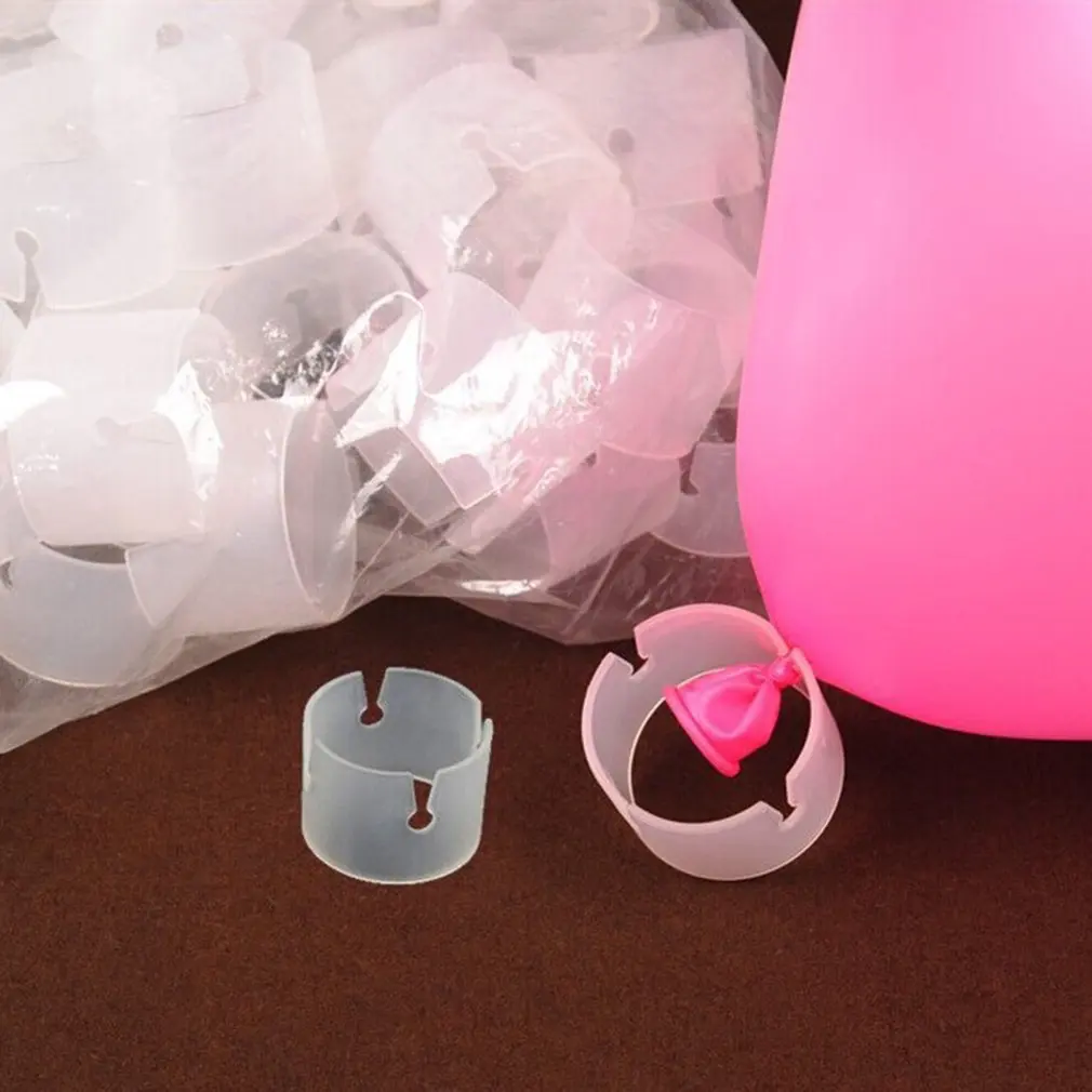 

50pcs Balloons Sealing Clip Happy Birthday Wedding Christmas Home Event Party Decoration Supplies Balloon Clips Accessories