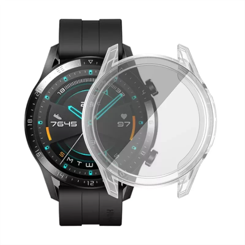 Case for Huawei watch GT 2e GT 2 46mm band Watch GT3 46 mm/GT2e/GT2 Pro soft All-Around Screen Protector cover bumper Cases