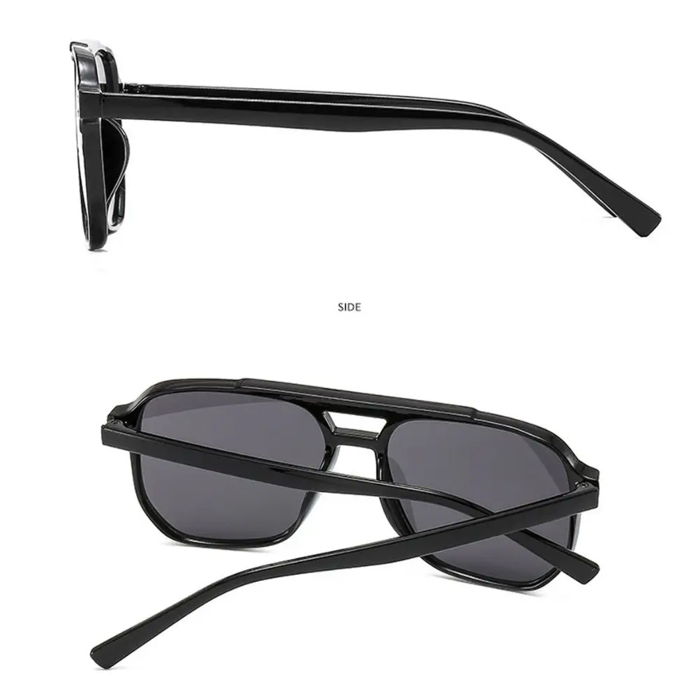 Retro Punk Square Frame Sunglasses - Anti-UV Beach Shades