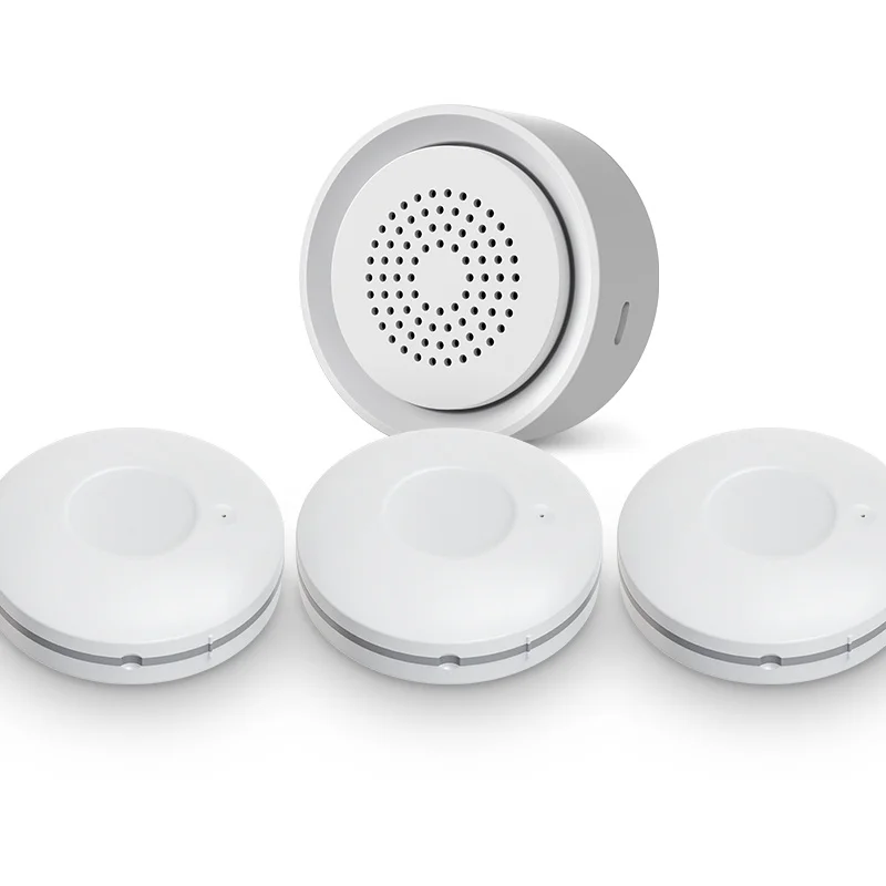 Tuya Smart WiFi Water Leak Alarm Kit 3 Pack Water Sensors with 90dB Adjustable