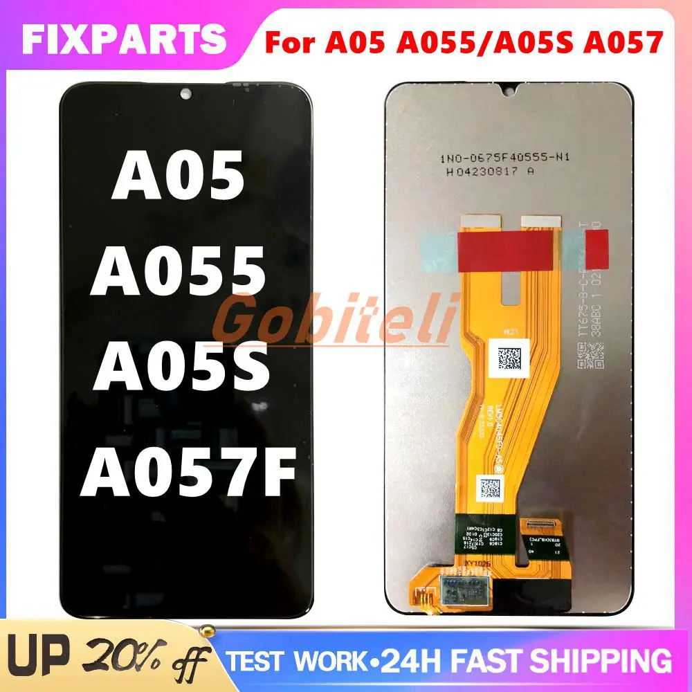 

A05 Screen For Samsung Galaxy A05 A055 LCD Display Touch Screen Digitizer Assembly Replacement For Samsung A05S A057F A057 LCD