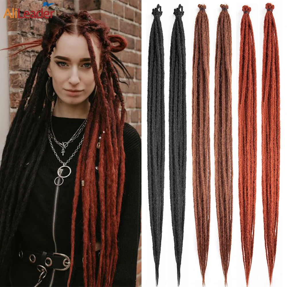 Alileader Long Dreadlocks Braids Blonde Black Bug Crochet Braiding Hair  Extensions Synthetic Natural Soft Women's Braids - Synthetic Braiding Hair(for  Black) - AliExpress
