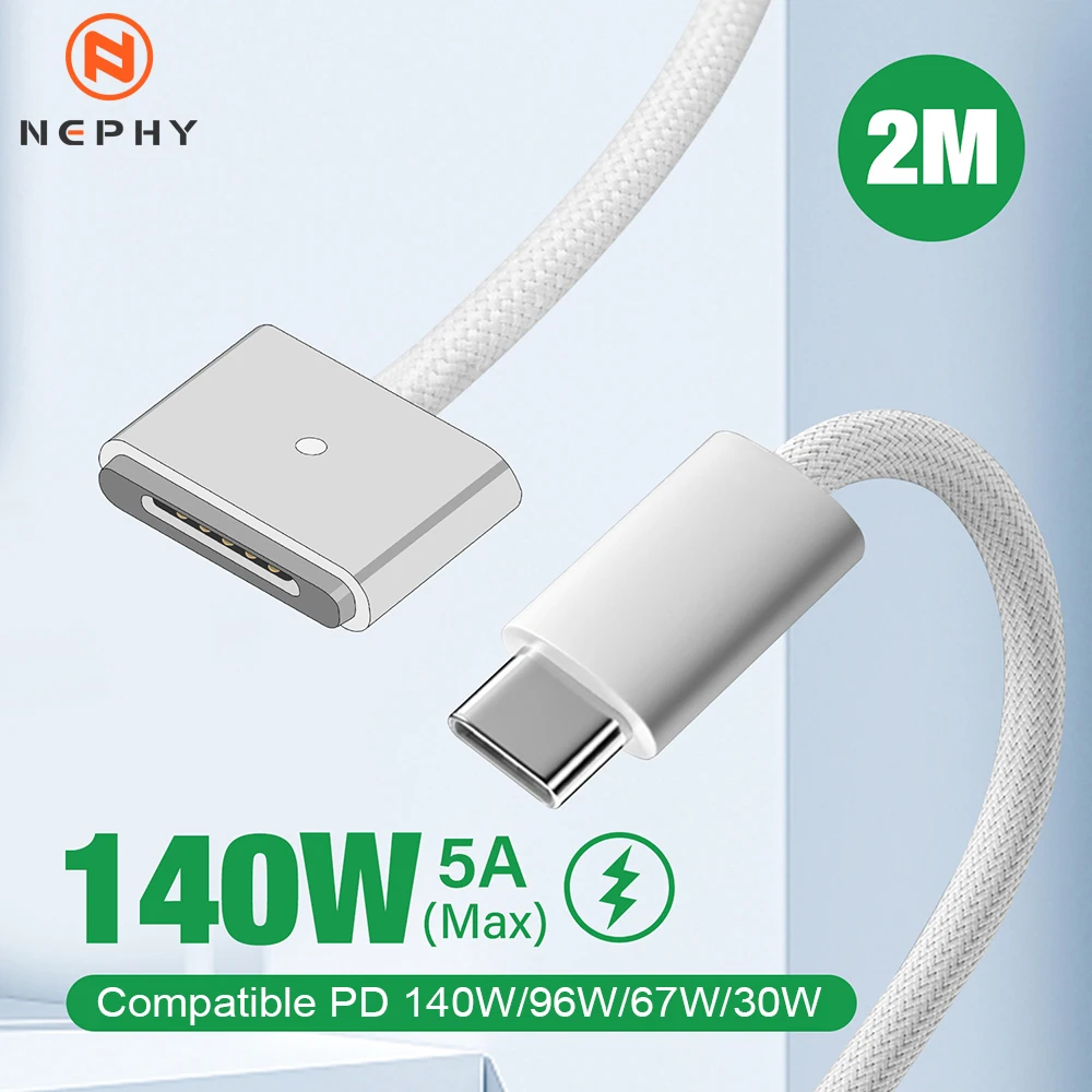 USB Type C to Magnetic Charger Cable - 140W Fast Charge