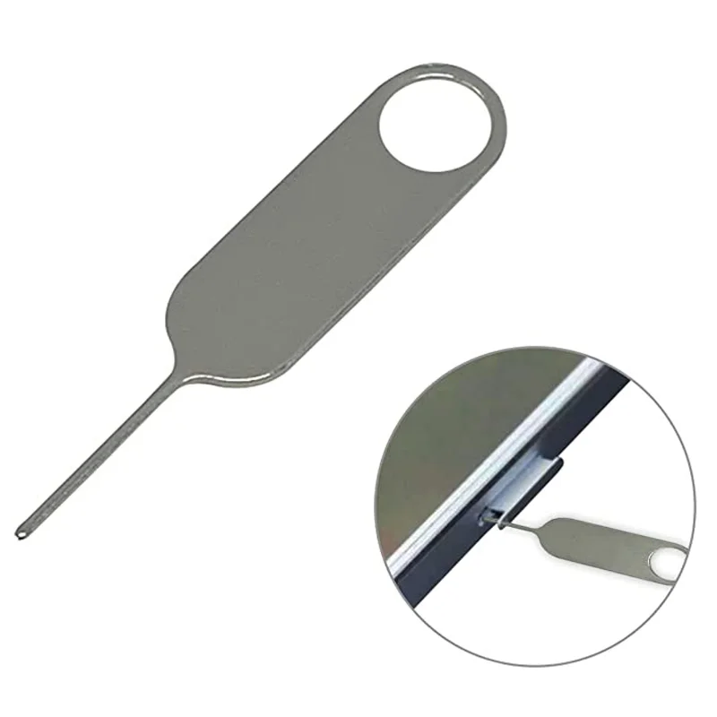 Mobile Phone Card Needle Universal Card Pin SIM Card Extractor for General Mobile Phone for IPhone 14 for SamSung Metal Thimble