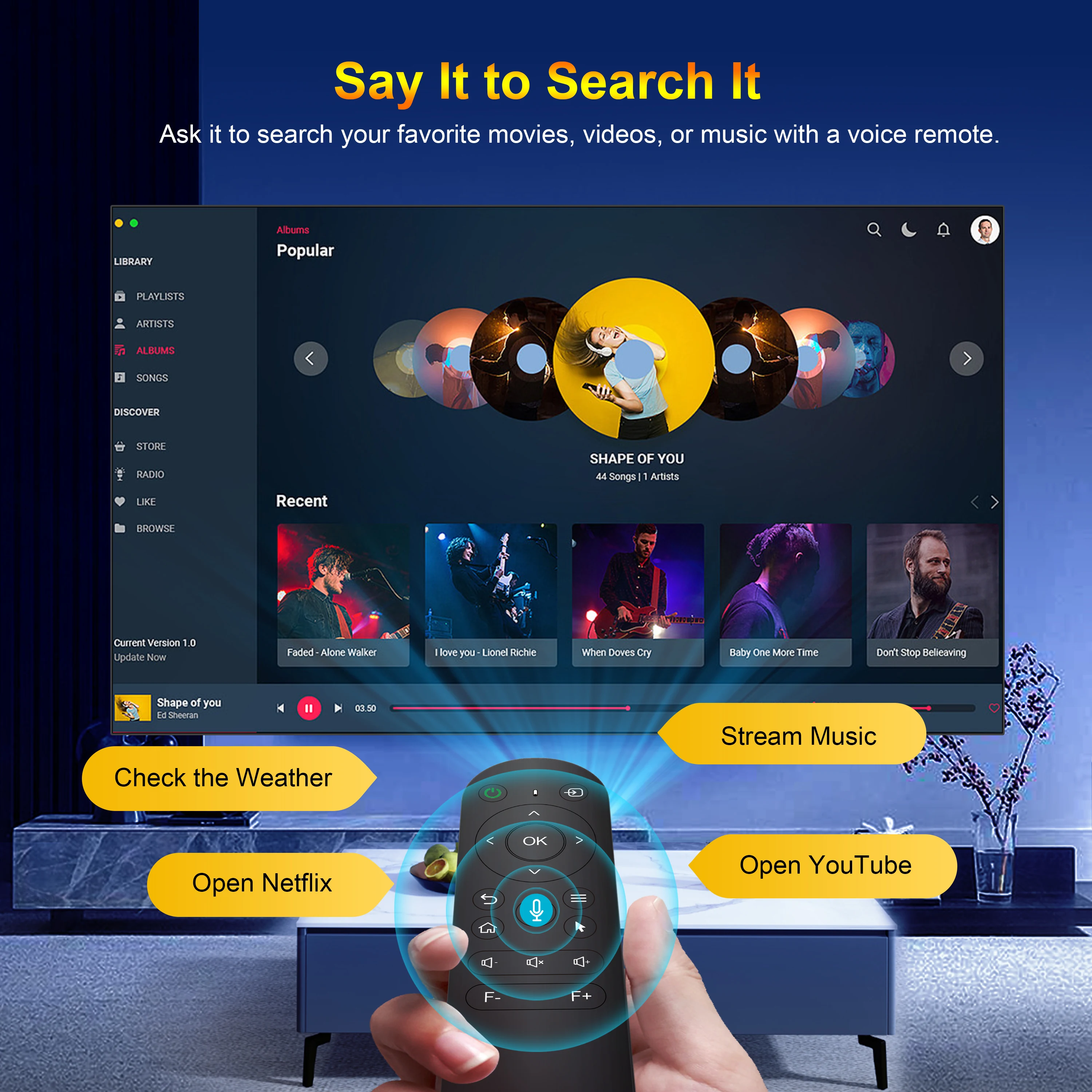 جهاز عرض Xnano 4K 190 ANSI HD 720P تركيز تلقائي أن...
