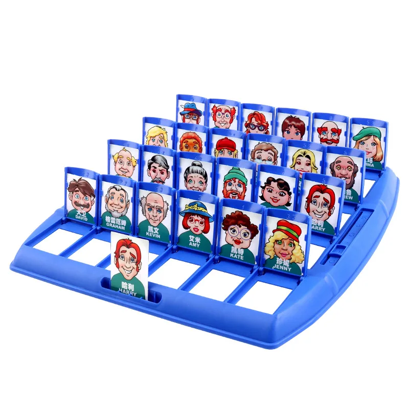 Guess who I am, board game, two person puzzle, children's toy, parent-child interactive game, memory logic card game 5