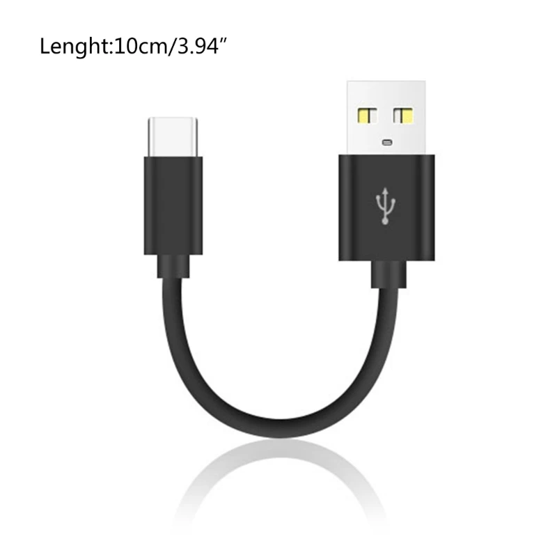 10cm 짧은 USB - Type-C 케이블 고속 충전 코드 지원 전화 15 시리즈 스마트폰용 데이터 전송