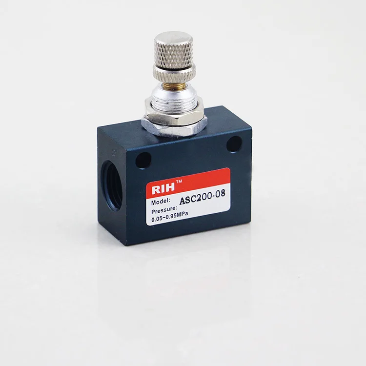 

ASC200-08 pneumatic throttle adjustable air speed flow air control valve