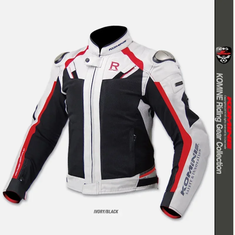 Komine Jk063 Motorcycle Jacket Unisex Motorcycle Wear Off-Road Racing Wear Waterproof Windproof Racing Autumn