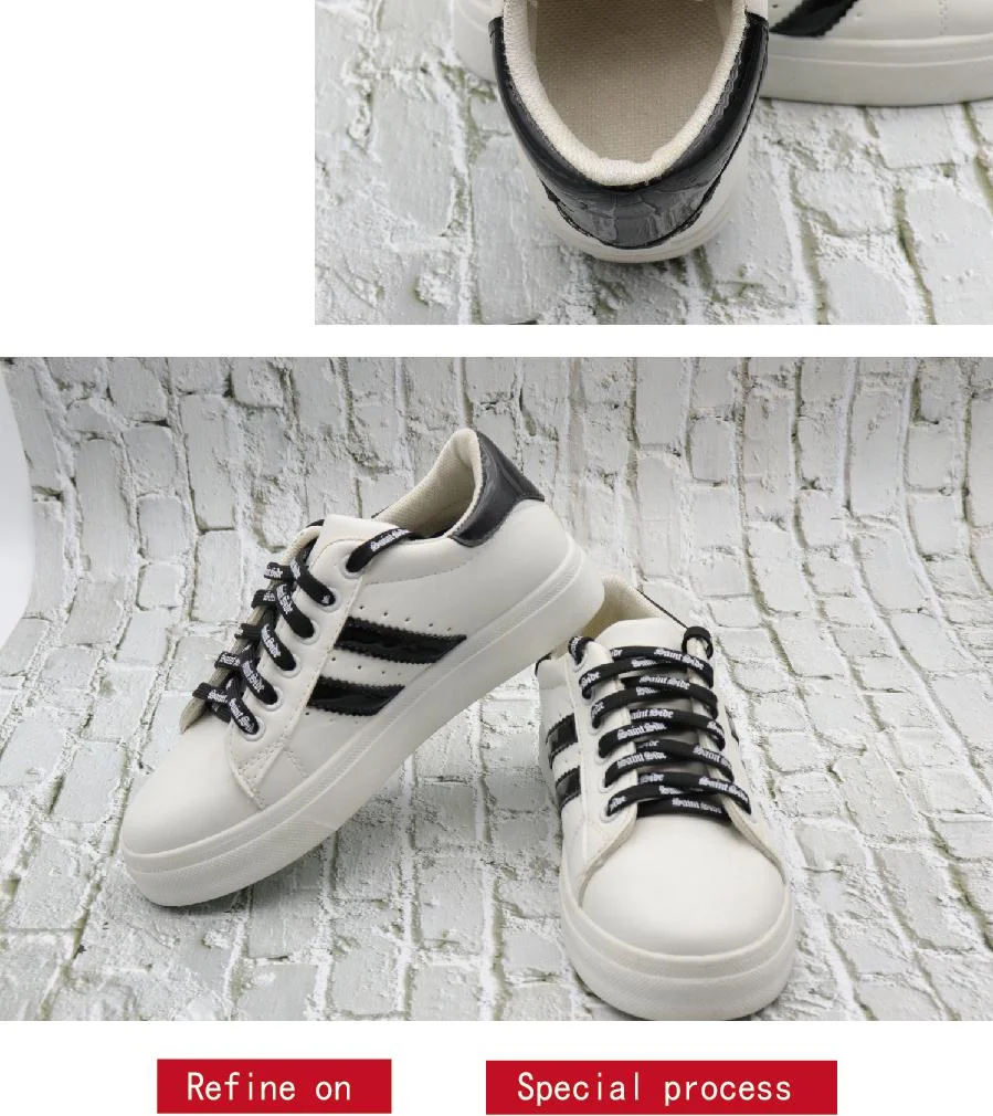7mm Druck Saint Side Weiß Schwarz Brief Flache Taille Schnürsenkel Männer Frauen Sneaker Seile Stiefel Leinwand Casual Schnüre Schuh zubehör – Detail 17