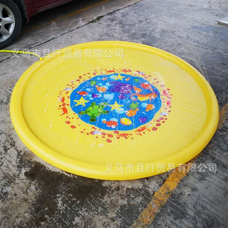 Children's Summer Water Inflatable Toys Pop-up Toys Water Mat Children's Outdoor Spray Mat Garden Lawn Fountain Watering