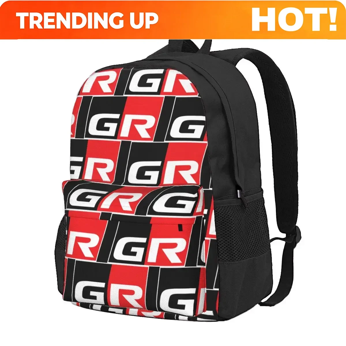 GR Logo Gazoo Racing GR Sport Backpacks Boys Girls Bookbag Students School Bags Kids Rucksack Travel Rucksack Shoulder Bag 1