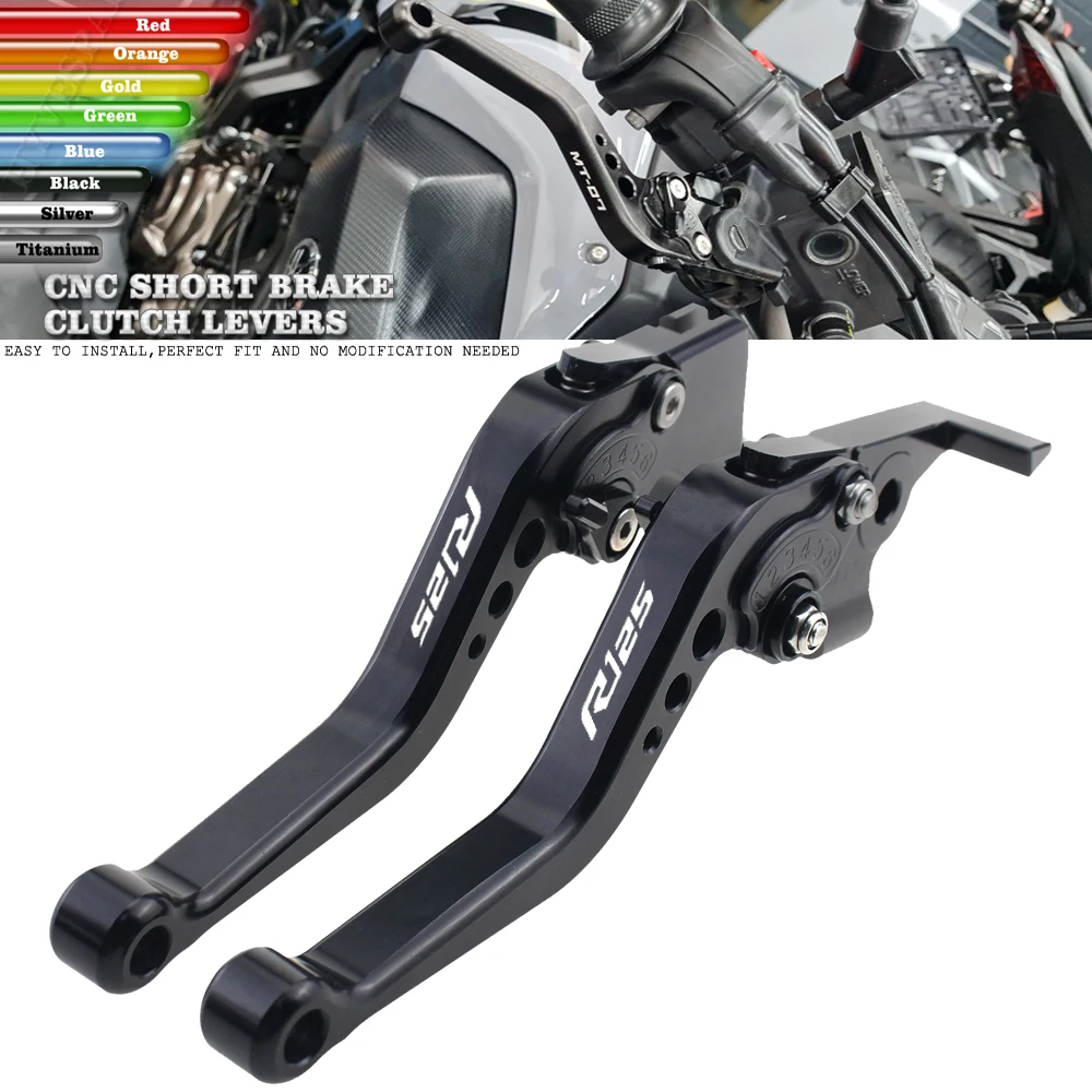 Logo Laser (R125) Accessori Moto Maniglie Lunghe/Corte Leve Frizione Freno Per Yamaha Yzf-R125 2012 2013