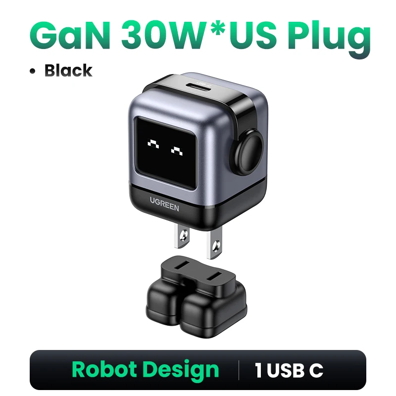 US Plug 30W Black