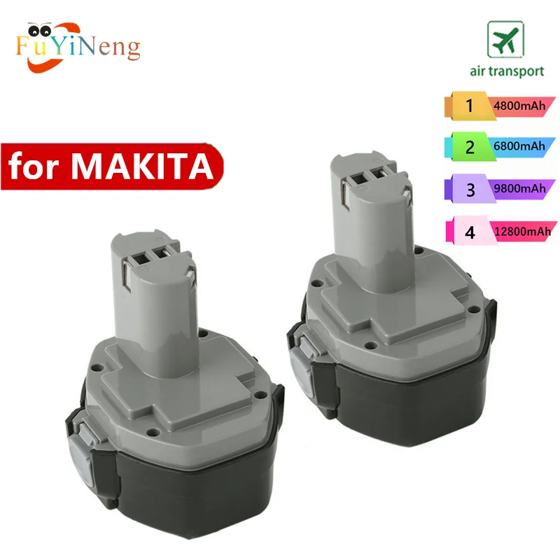 

PA14 NI-MH12800mAh Replacement Battery for Makita 14.4V 1420 1422 1433 1434 1435 6337D 6237D 6281D 6280D Power Tools Battery