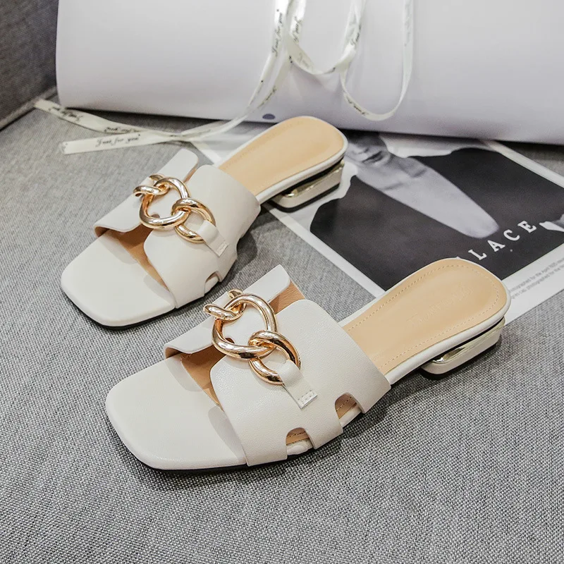 Designer Flat Slippers For Girls