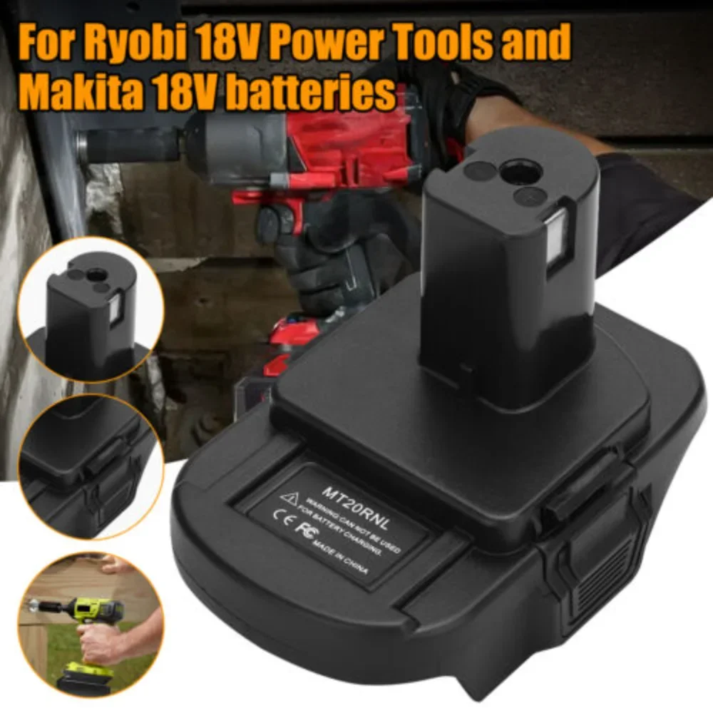 Battery Adapter For Makita 18V  Li-ion batteries,BL1860B  BL1860 BL1850B to Ryobi 18v P102 P103 P104 Battery Tools MT20RNL 2шт p108 18v 8 0ah аккумулятор электроинструмента rb18l40 rb18l50 rb18l60 p107 bpl1820 p122 p104 p105 p102 p103 one