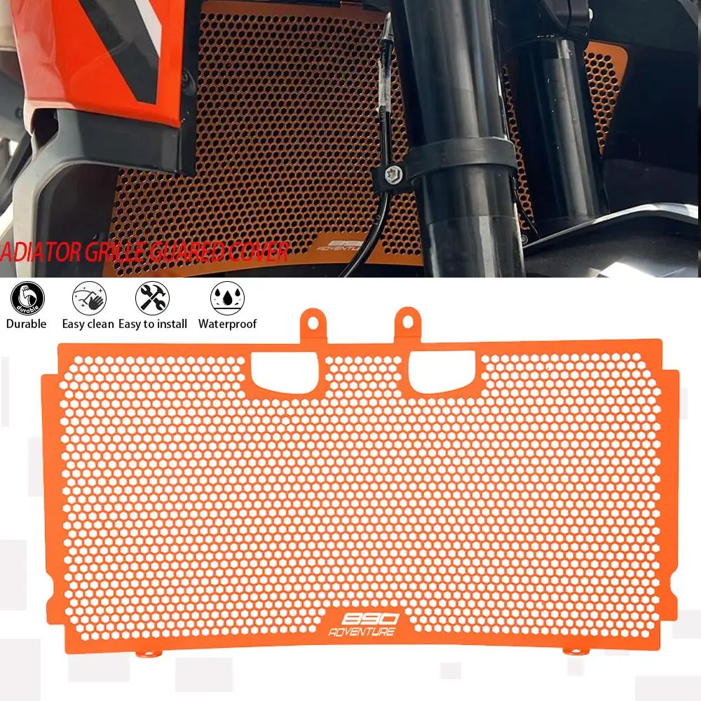 

2022 2023 Motorcycle Radiator Grille Guard Cover Protector Accessories For KTM 890 790 ADVENTURE 790 890 ADV S R 2019 2020 2021