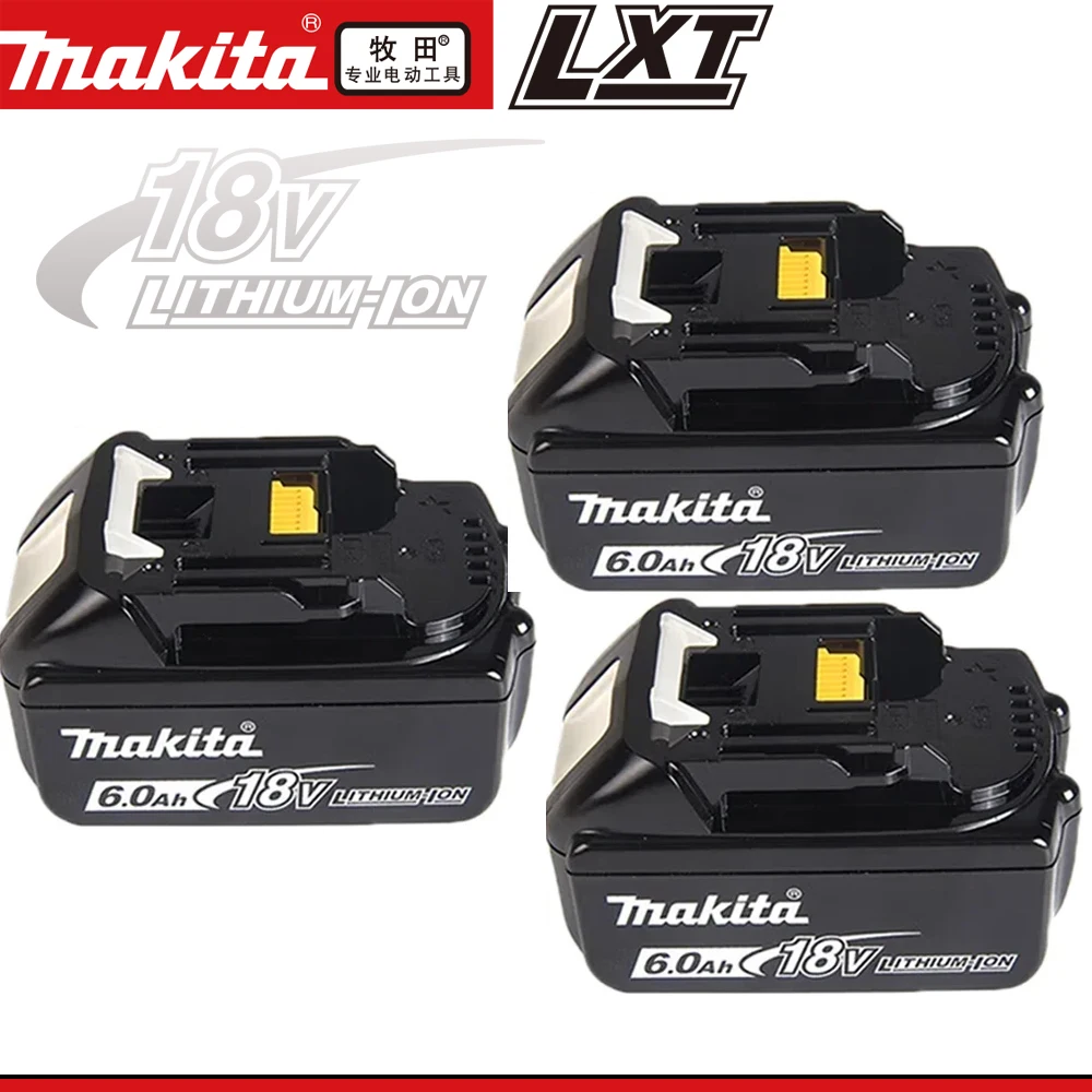 

100% Original Makita 6Ah/5Ah/3Ah for Makita 18V Battery BL1830B BL1850B BL1850 BL1840 BL1860 BL1815 Replacement Lithium Battery