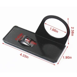 Enhanced Handheld Grinder Base with Adjustable Thickened Steel Holder for Woodworking Protection (Black)
