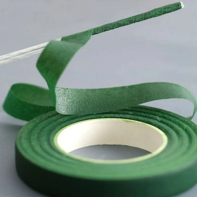20m Blumenzucht band selbst klebendes Bouquet Blumen stiel Papier band Staubblatt Verpackung Florist DIY dekorative Blume Hochzeit liefern – Detail 3
