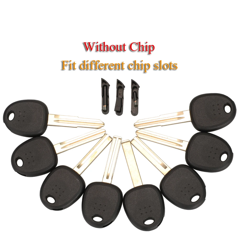 

jingyuqin 10pcs Remote Key Shell Case For KIA Hyundai Accent Sonata NF Elantra Car Accessories Fit 3 Specifications of Chip
