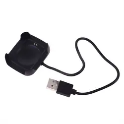 30cm USB Smart Watch Charger Cable - Efficient Smartwatch Charging Adapter (Black)