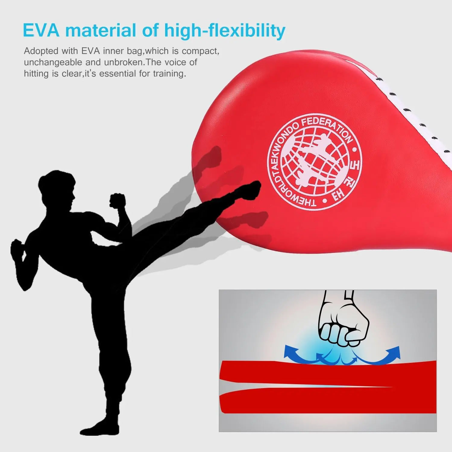 Durable Taekwondo Kick Pads for Martial Arts Training