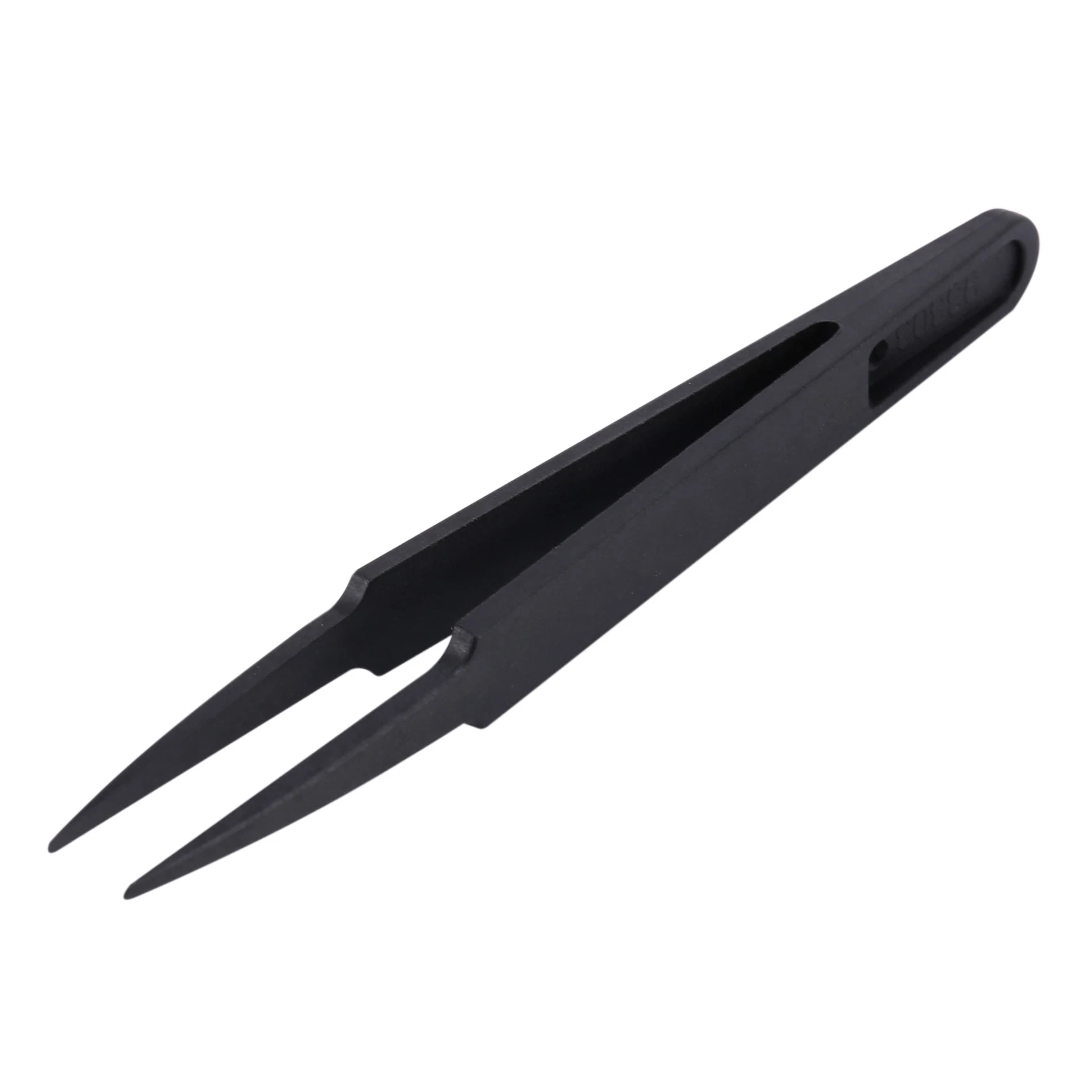 Plastic Tweezers, 3 Pcs Black Plastic Anti-static Tweezers
