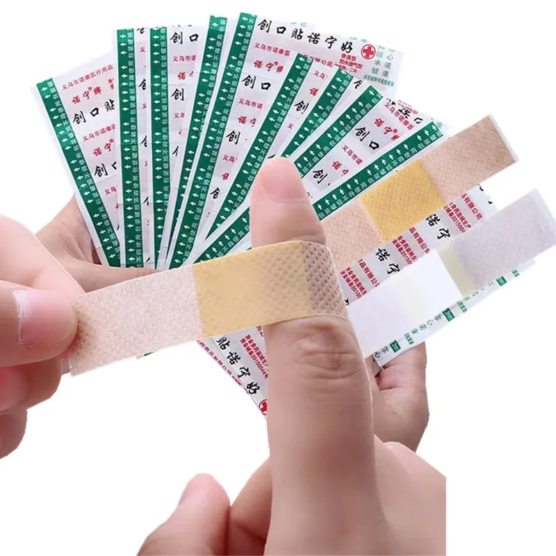 50pcs/set First Aid Woundplast Children Band Aid Breathable Patch Waterproof Adhesive Bandages Surgical Tape Plaster
