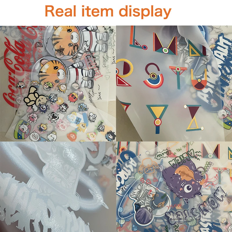 Heat Transfer Stickers DTF Heat Transfer Printing iron on picture and Text for Clothes Personality DIY Decoration