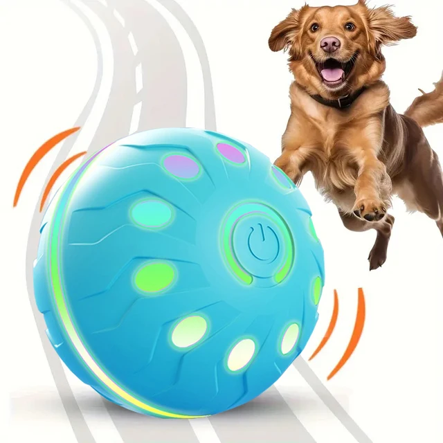 Pet Play Toy Ball, Electric Dog Ball, USB Rechargeable Dog Interactive Toy, Good Companion for Dogs 1