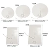 Anti Fog Window Clear Waterproof Makeup Mirror Protective Electronic Heating Film 110V Bathroom Shower Mirror Heated Pad Mirror 6