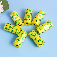 Pet Dog Poop Bags Dispenser Collector Garbage Bag Puppy Cat Pooper Scooper Bag Small Rolls Outdoor Clean Pets Supplies