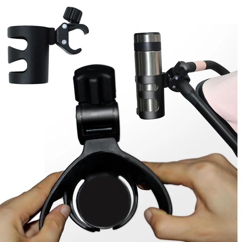thumbnail image 2 of Baby Stroller Bottles Cup Holder Storage Rack For Baby Wheelchair Cup 2 of 11