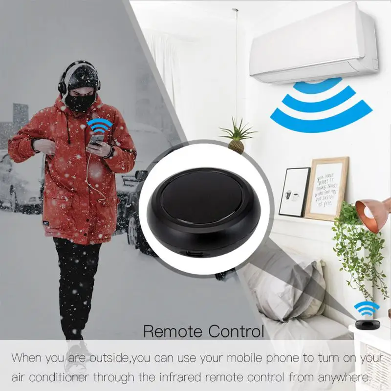 

Tuya Smart IR Remote Control WIFI Universal Infrared Controller For TV DVD AUD Smart Home Support Alexa Home