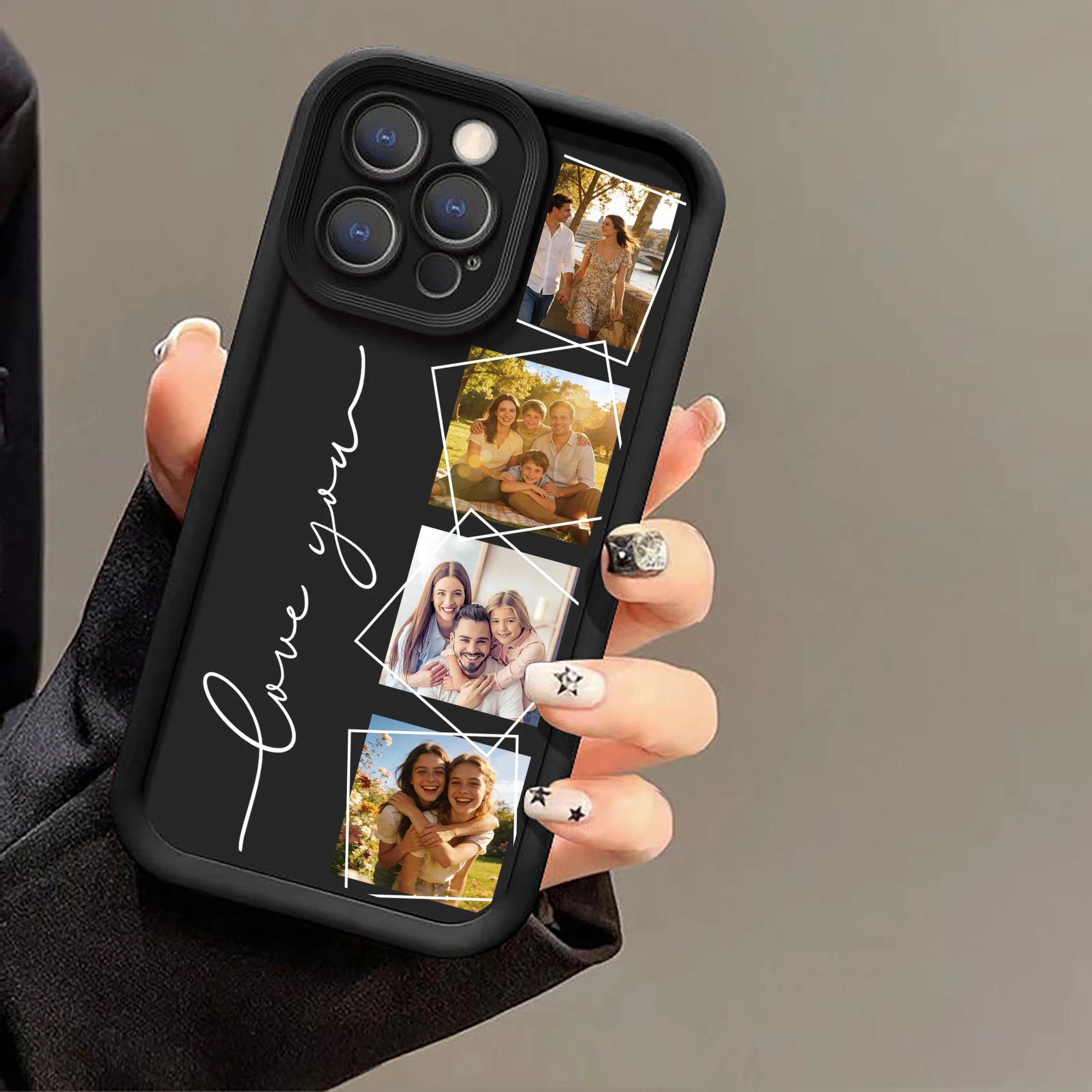 Personalized Custom Multiple Photo Phone Case for iPhone 17 16 thumbnail 6