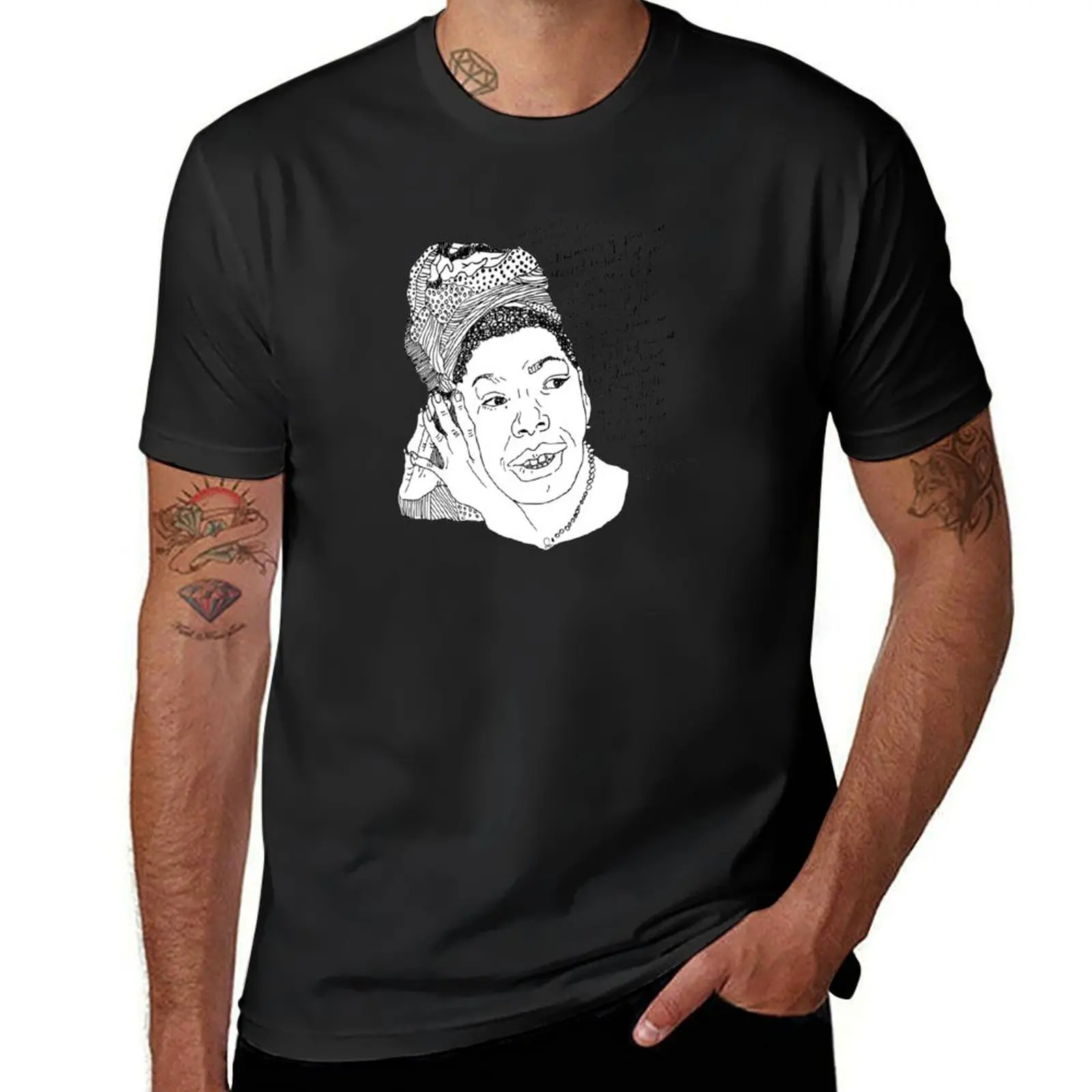 .Maya Angelou. T-Shirt oversizeds new edition cute clothes Short sleeve tee men