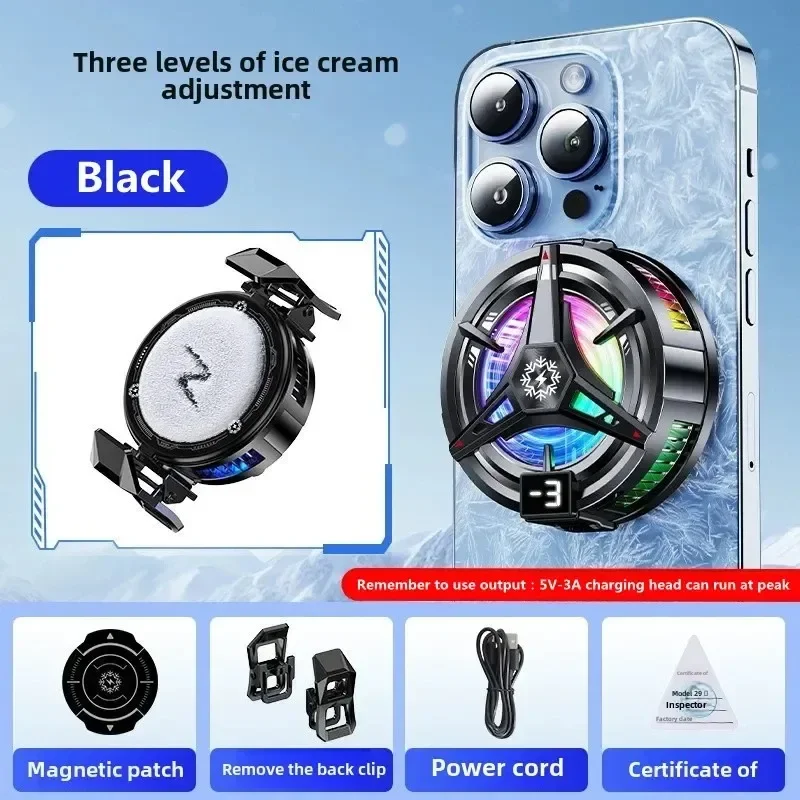 Advanced Magnetic Phone Cooler with Semiconductor Freeze Technology and Digital Temperature Display