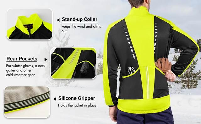 Running Tights Men Cold Weather BALEAF Men's Winter Cycling Pants