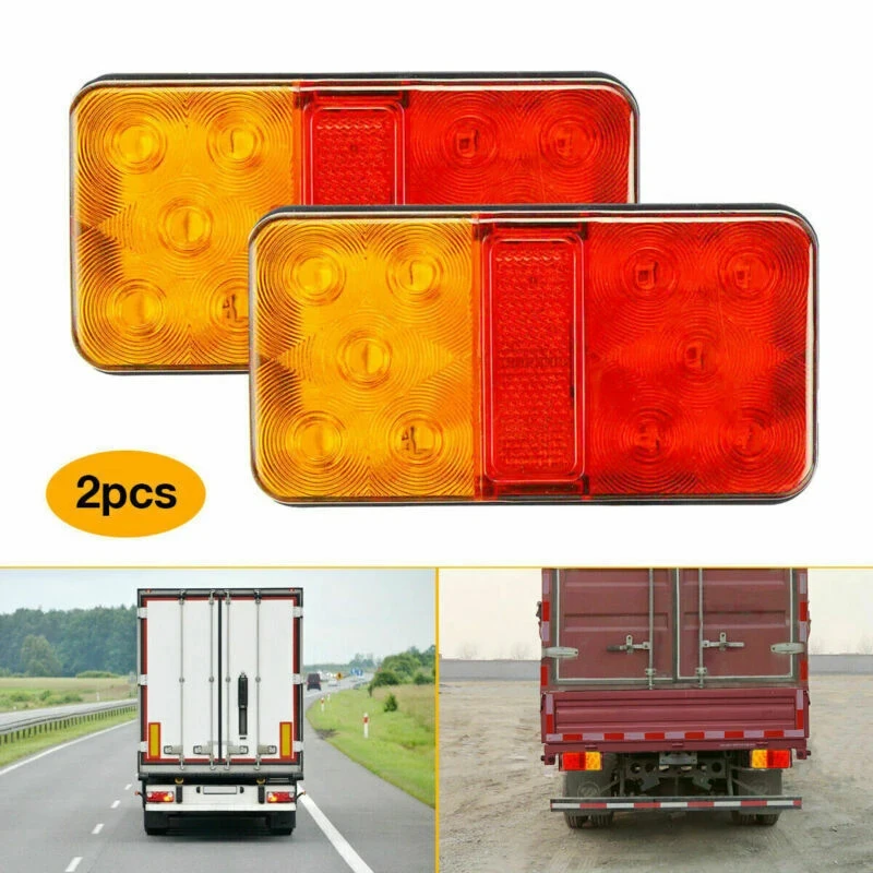 12V/24V LED Trailer Tail Light – Stop, Tail, Turn Signal, Sequential Indicator, Waterproof
