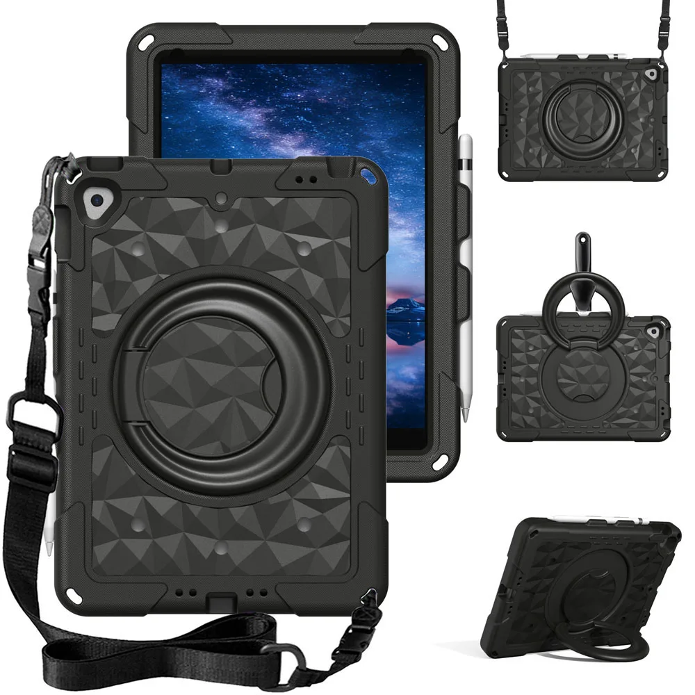 360 Rotatable Kids EVA Shockproof Tablet Case - Child Safe Protective Cover